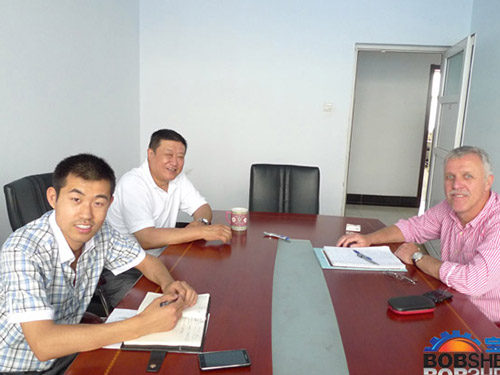 荷蘭客戶對(duì)宏興公司進(jìn)行訪問